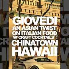 Giovedi is 2025’s best new restaurant of the year! #hawaii #hawaiifood #hawaiifoodie #delicious