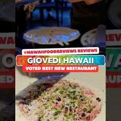 *They Blocked Us For This Review* Hawaii's Best New Restaurant Giovedi Wasn't That Good. #FoodReview