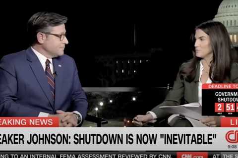 CNN’s Kaitlan Collins Tries to Run Cover for Schumer’s Reckless Shutdown – Speaker Mike Johnson Dismantles Her Narrative with Brutal Fact-Checks