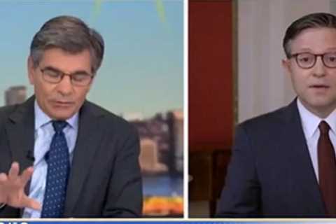 Speaker Mike Johnson OWNS George Stephanopoulos in Debate Over Democrats Supporting Healthcare for Illegals (VIDEO)