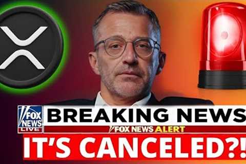 It's Canceled!  Raoul Pal Just Shocked Everyone! New XRP ETF Approved!