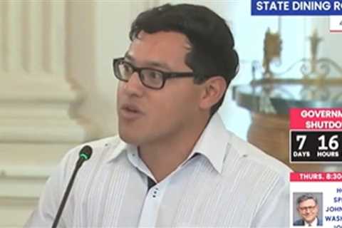 Watch Journalist Julio Rosas at White House Meeting, Explaining How Democrats and the Media Provide Cover for Antifa (VIDEO)