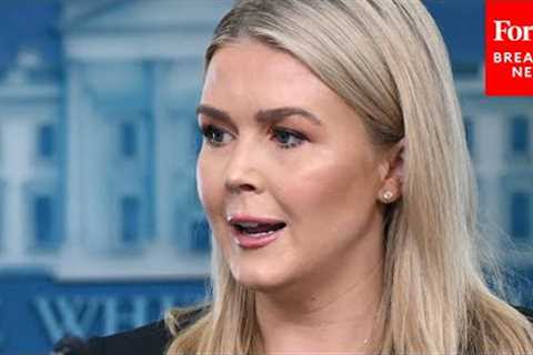 BREAKING NEWS: Karoline Leavitt Holds White House Press Briefing After Trump's Address To Congress
