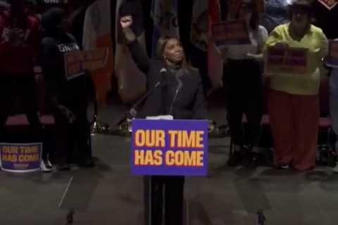 Big Tish Raises Her Fist and Lashes Out at Trump in First Public Appearance Since Federal Indictment (VIDEO)