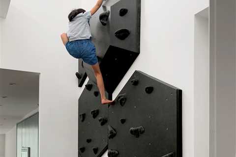 How They Pulled It Off: A Sophisticated But Kid-Friendly Climbing Wall