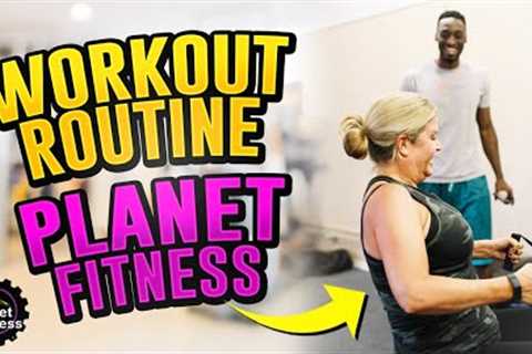 Planet Fitness Workout To Lose Weight| Beginners Workout| How to Create Routine
