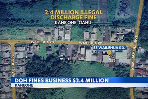 Real estate company fined $2.4M for unauthorized discharge into Kahaluu wetlands