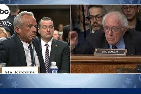 Sen. Bernie Sanders surfaced No Vax, No Problem baby onesies sold by RFK Jr. non-profit