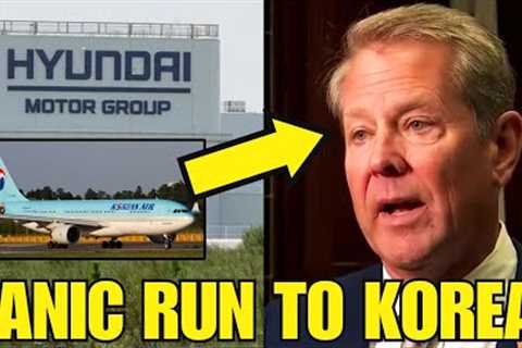 Kemp Trump PANIC RUN to Korea Hyundai