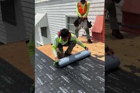 Applying Polyglass SA on a residential property in Hawaii!