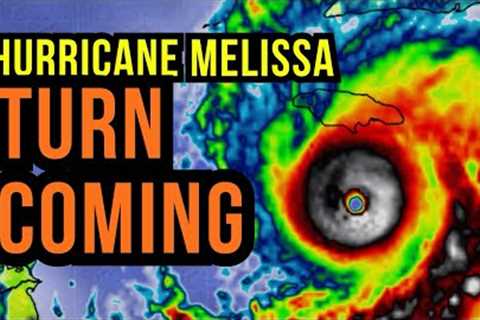 Hurricane Melissa will make a Turn...