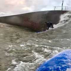 SURFING A HARBOR WALL | Dutch Coast’s Rarest Waves