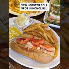 NEW LOBSTER ROLL SPOT IN HONOLULU #food #shorts #oahu