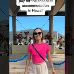Cheapest accommodation in Hawai #hawaii #travel #vacation #adventure #oahu #price #honolulu #waikiki
