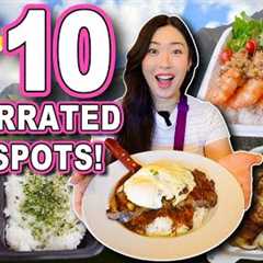 Ultimate Underrated Hawaii Food Guide || 10 Locals Spots NOT in Any Guidebooks