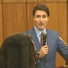 PM Trudeau captured addressing caucus after chaotic day in Ottawa