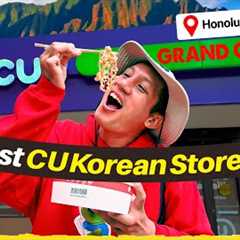The First U.S. Korean Convenience CU Store in Honolulu, HAWAII! Epic Grand Opening: Best To-Go Foods