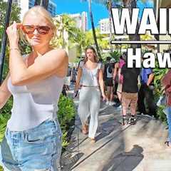 ☀️ Waikiki Beach Walk Today! Sheraton to Fort DeRussy & Back! 🌴