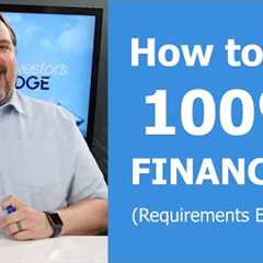 How to Get a 100% Financing Hard Money Loan for Your Residential Real Estate Investment