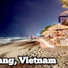 Da Nang Rainy Season NIGHT WALK 🌧️ My An Beach Update | Real Weather, Vibes & Flooding Check!
