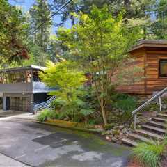 Redwoods Surround This $2M Mill Valley Midcentury