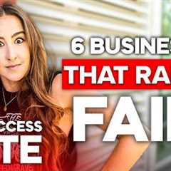 Businesses that Never Fail? 6 Businesses with Amazingly Low Failure Rates [Backed by Data]