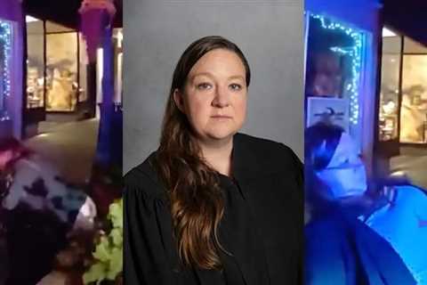 WILD BODY CAM VIDEO: Arizona Judge Busted Drunk and Urinating in Public, Cops Drag Away Husband — She Resigns in Disgrace