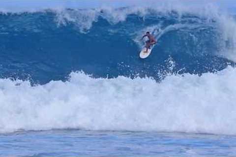 [Must-Watch for Haleiwa Lovers]  Typical Tough Conditions at the North Shore　Oahu Hawaii Surfing