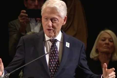Bill Clinton Spotted with Giant Bandage on His Nose
