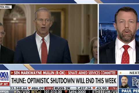 Sen. Markwayne Mullin Reveals Schumer Held Secret BACKROOM MEETING — Orders Democrat Senators to Keep Government SHUT Until After Elections