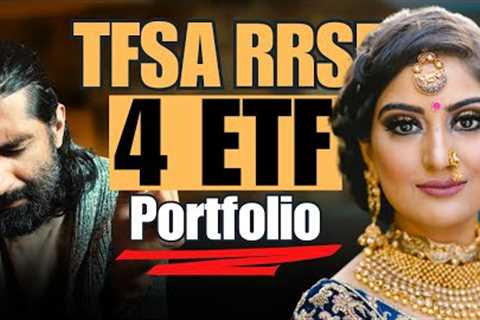 My Wife's 4 ETF TFSA/RRSP Portfolio in 2025 (Opposite of Mine)