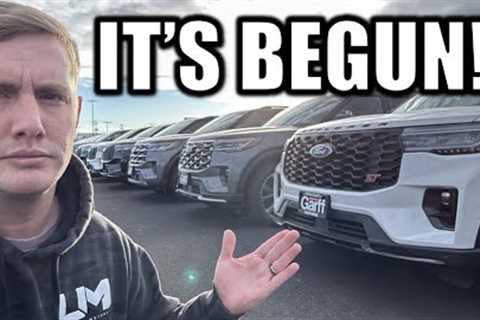 IT'S STARTED! Here's How the Car Market CRASH of 2025 UNFOLDS