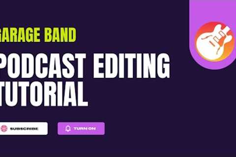 Podcast Editing Tutorial with Garage Band #podcast #editing