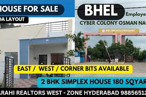 BHEL Employees Cyber Colony Osman nagar Hyderabad Drone view 