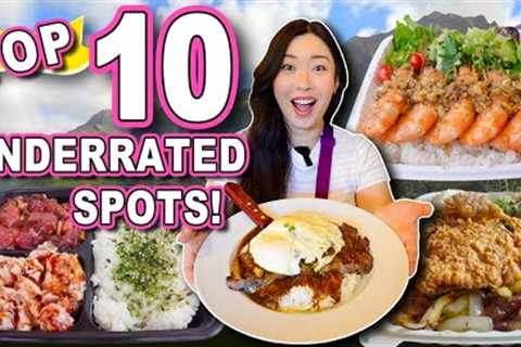 Ultimate Underrated Hawaii Food Guide || 10 Locals Spots NOT in Any Guidebooks