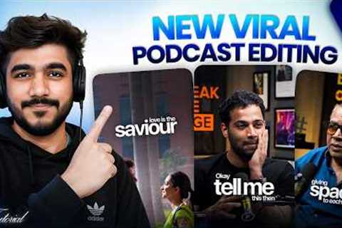 Viral Podcast Reel Editing in Premiere Pro | Minimal Text Animation Tutorial