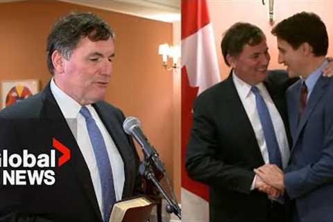 Dominic LeBlanc sworn-in as Canada's new finance minister hours after Freeland resigns