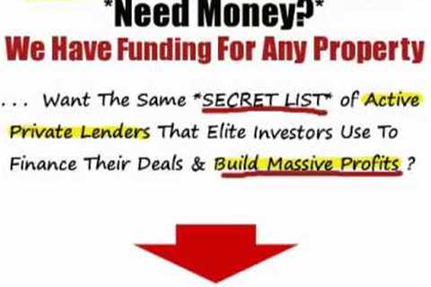 Private Money Lenders | Don't get Screwed by Private Money lenders