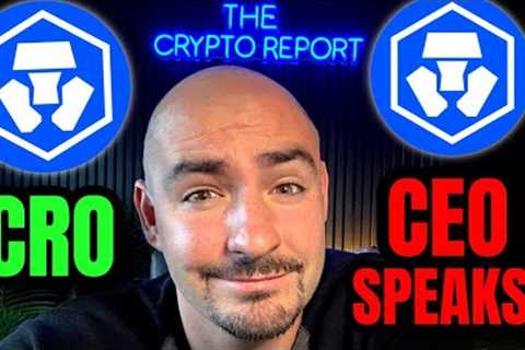 Crypto.com CEO Speaks Out! (CRO Coin Price Prediction) Altcoins FALLING!