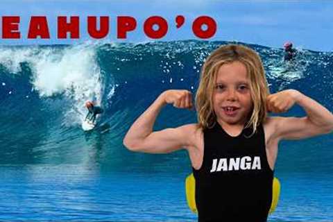 POV: You're 8 Years Old Surfing Teahupo'o