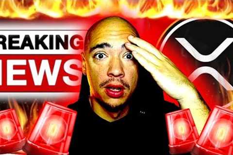 JUST IN: BREAKING XRP NEWS JUST GOT REVEALED!