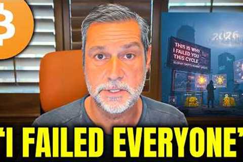 “This Is Why I Failed You This Cycle” - Raoul Pal’s GLOOMY Crypto Market Update