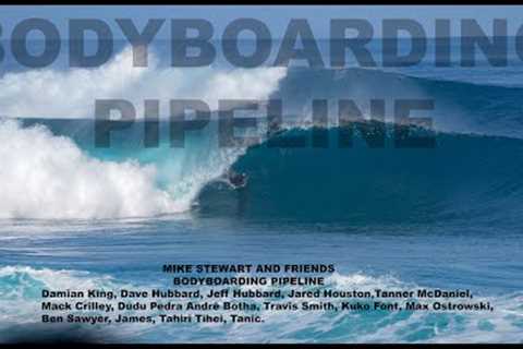 MIKE STEWART AND FRIENDS BODYBOARDING PIPELINE | EPIC SESSION | 2nd REEF