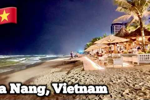 Da Nang Rainy Season NIGHT WALK 🌧️ My An Beach Update | Real Weather, Vibes & Flooding Check!
