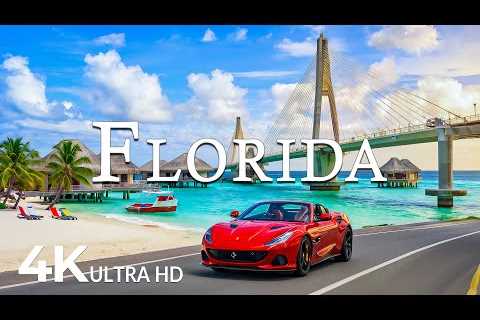 FLYING OVER FLORIDA (4K UHD) – Soothing Music Along With Beautiful Nature Video - 4K Video ULTRA HD