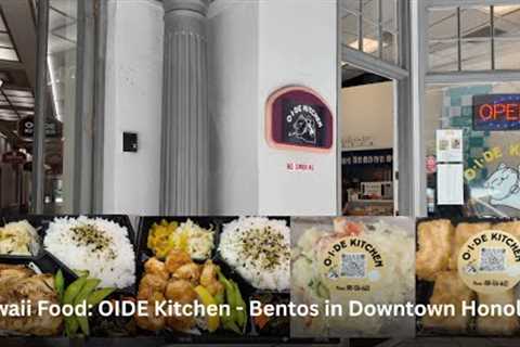 Hawaii Food: OIDE Kitchen for Delicious Japanese Food in Downtown Honolulu