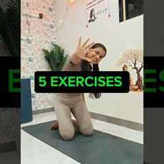 Best 5 Exercises to Reduce Fat Fast | Daily Fat Loss Workout at Home #weightloss #yoga