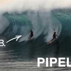 Pipeline epic conditions - 12.4.25 surfing full highlights