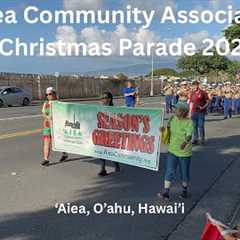 4K Aiea Community Association Christmas Parade 2025 in Aiea, Oahu, Hawaii