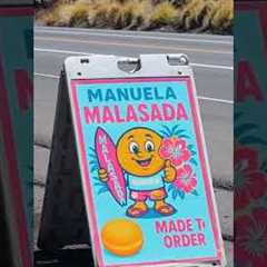 We Found Hawaii's Most FAMOUS Donut in a Food Truck! #hawaii #foodie  #travel